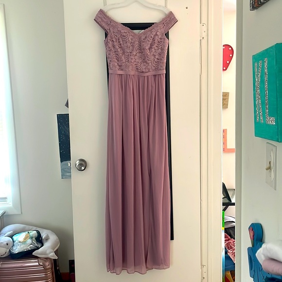 Pink mauve formal dress - Picture 2 of 9